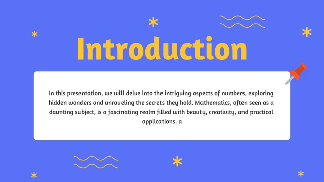 Blue and Yellow Math Mania Presentation - Page 2