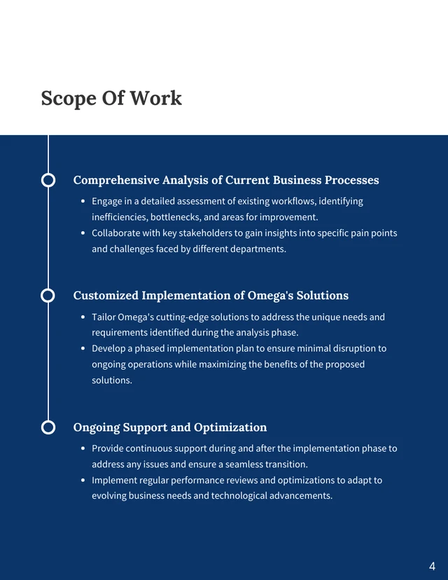 Vendor Proposal - Page 4