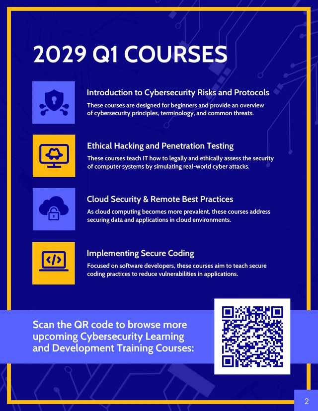 Vibrant Cybersecurity Training Course Catalog - Page 2