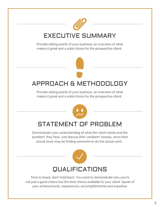 Business Proposal Outline - Page 3