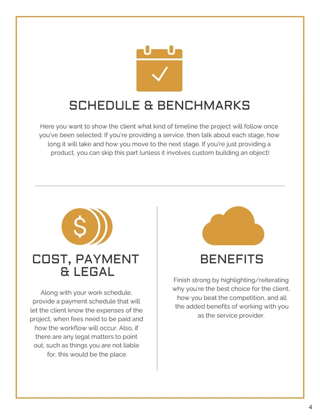 Business Proposal Outline - Page 4