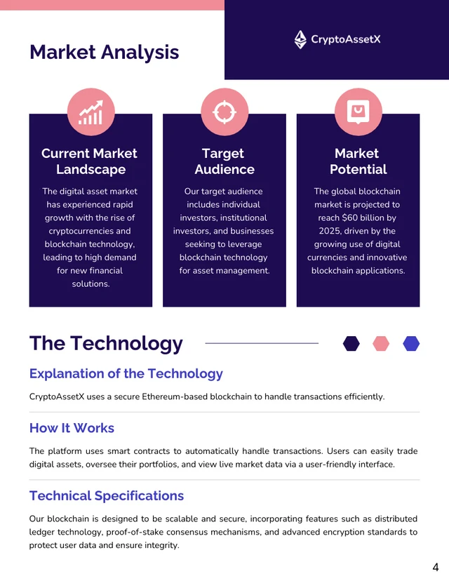 ICO White Paper Template - Page 4