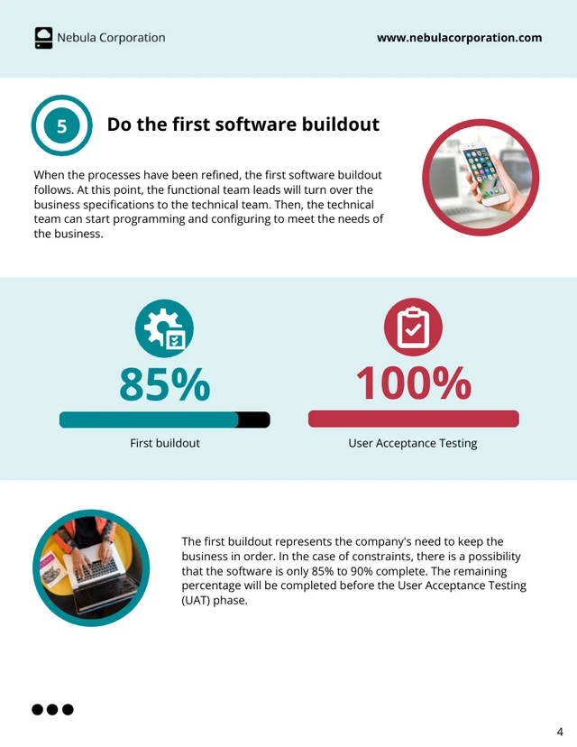 Software Implementation Plan Template - Page 4