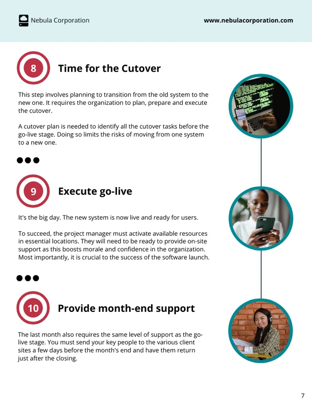 Software Implementation Plan Template - Page 7