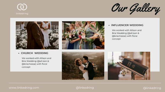 Simple Brown Wedding Presentation - Page 4