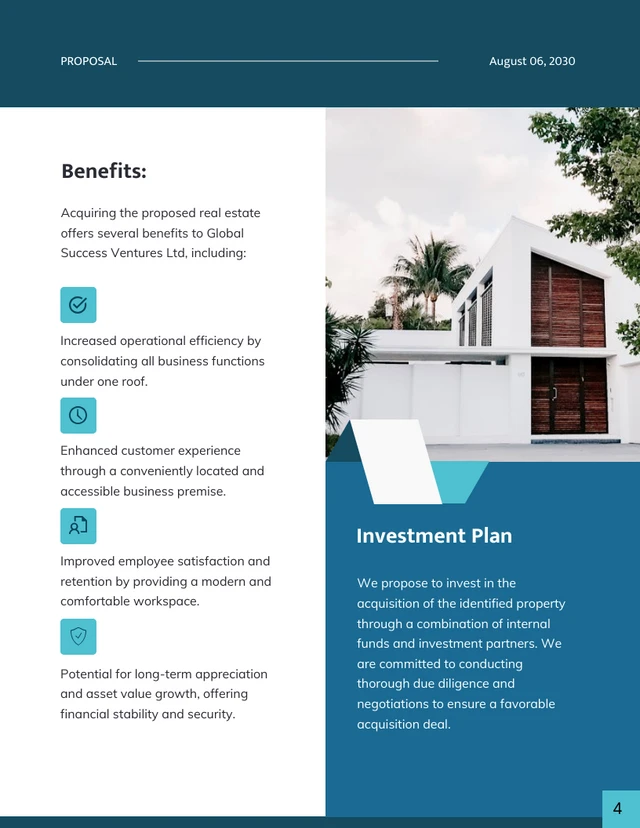 Business Real Estate Proposal - Page 4