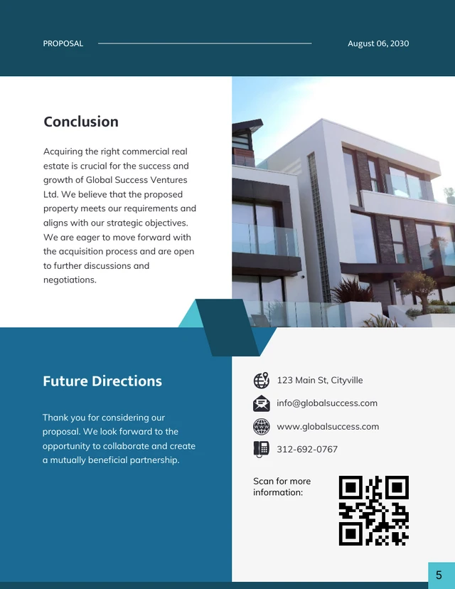 Business Real Estate Proposal - Page 5