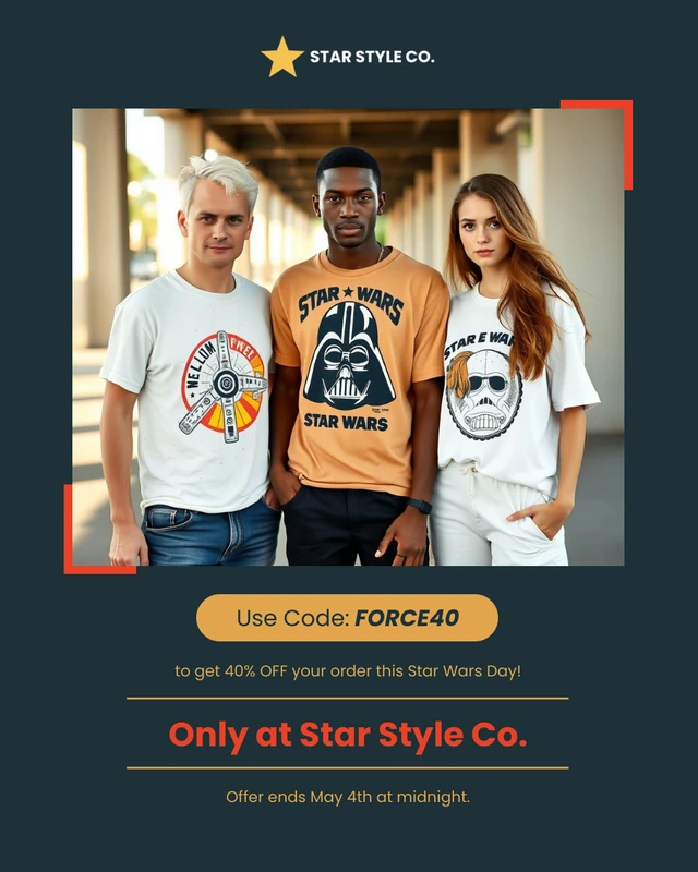 Star Wars Day Merchandise Instagram Carousel Template - Page 5