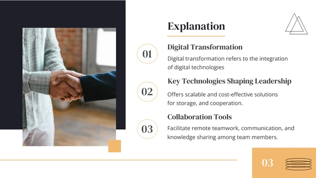 Yellow Black Simple Leadership Presentation - Page 3