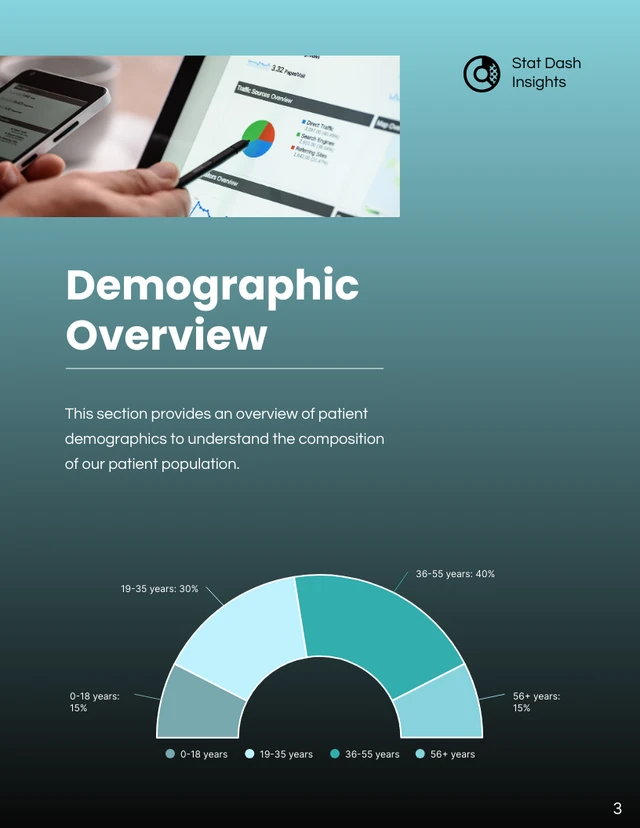 Black and Green Data Report - Page 3