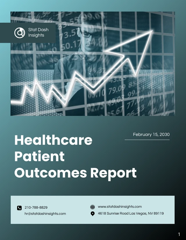 Black and Green Data Report - Page 1