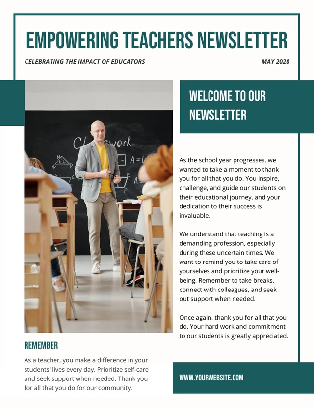 Green Empowering Teachers Newsletter