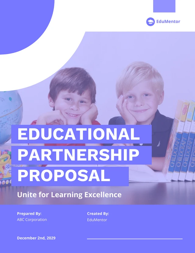 Educational Partnership Proposal - Page 1