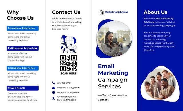 Email Marketing Campaign Brochure - Page 1