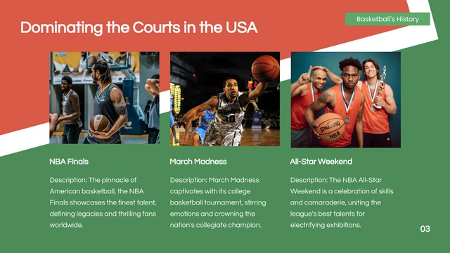 Green Aesthetic Basketball Sports Presentation - Page 3