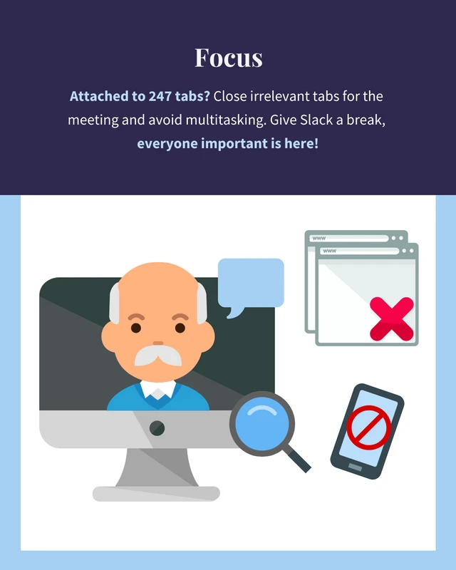 Virtual Meeting Etiquette Instagram Carousel Post - Page 2