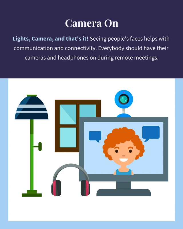 Virtual Meeting Etiquette Instagram Carousel Post - Page 3