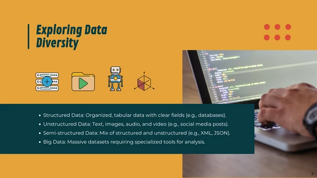 Colorful Purple, Red, and Yellow Data Presentation - Page 3