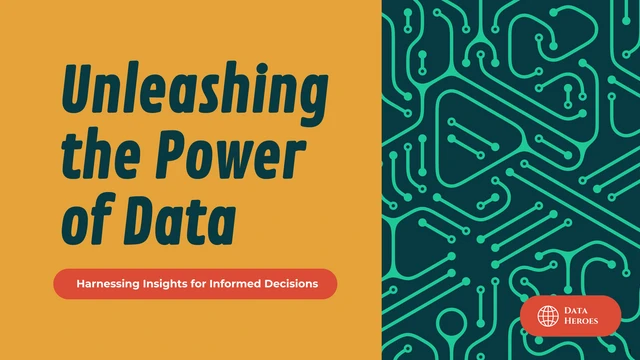 Colorful Purple, Red, and Yellow Data Presentation - Page 1