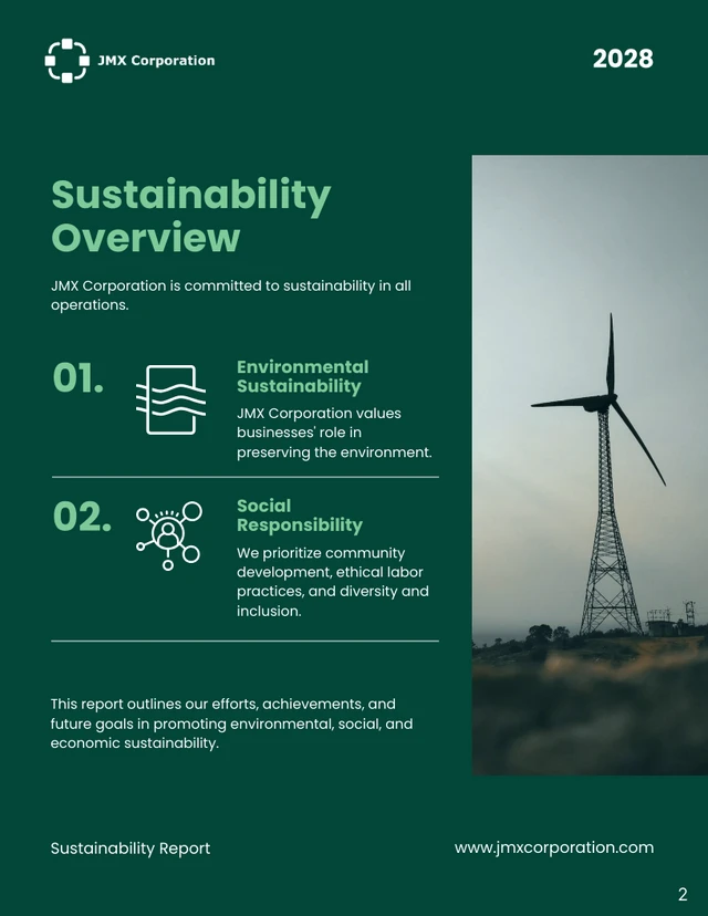 Sustainability Report - Page 2