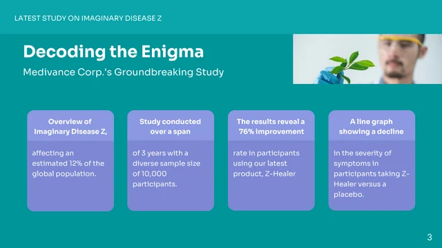 Emerald Green Purple Clean Medical Presentation - Page 3