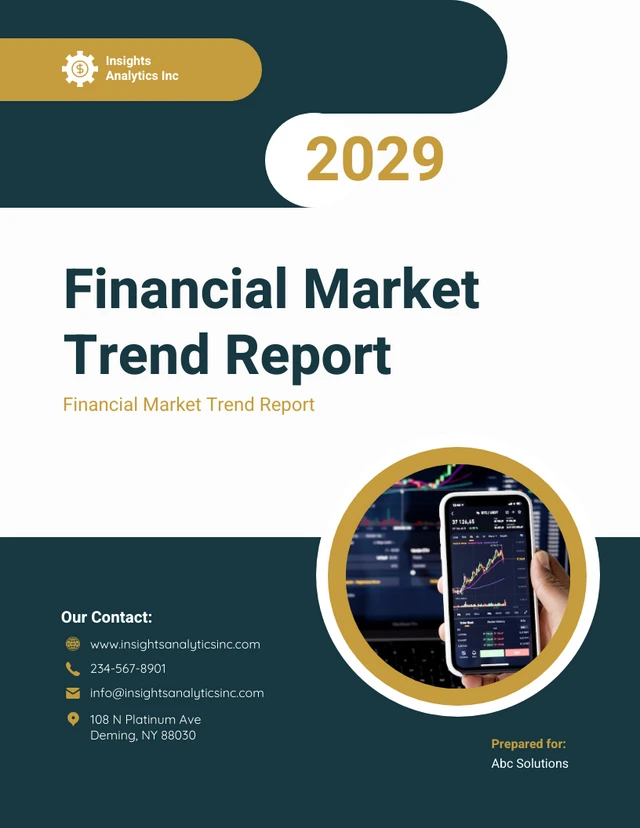 Financial Market Trend Report - Page 1