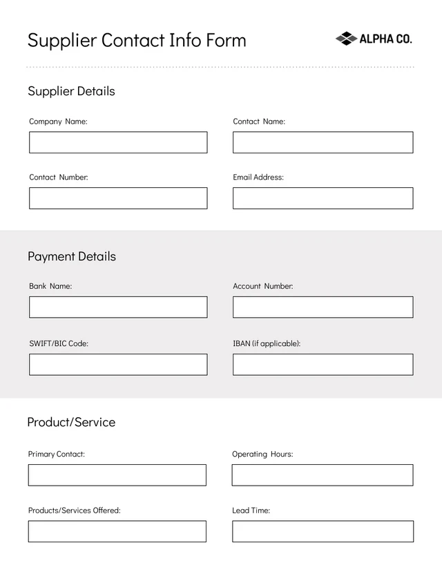 Minimalist Simple Grey Contact Forms Template