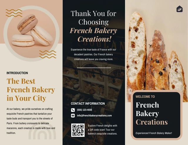 French Bakery Creations Brochure - Page 1