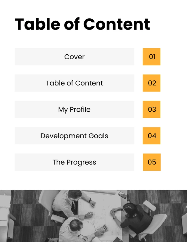 Yellow And Black Simple Modern Professional Development Plans - Page 2