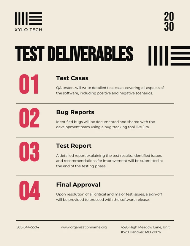 Beige Red And Black Test Plan - Page 5