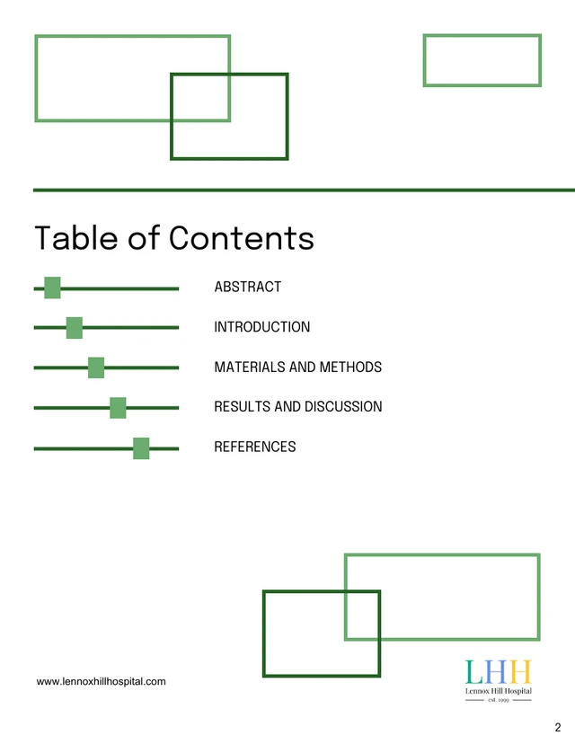 White and Green Research Proposal Template - Page 2