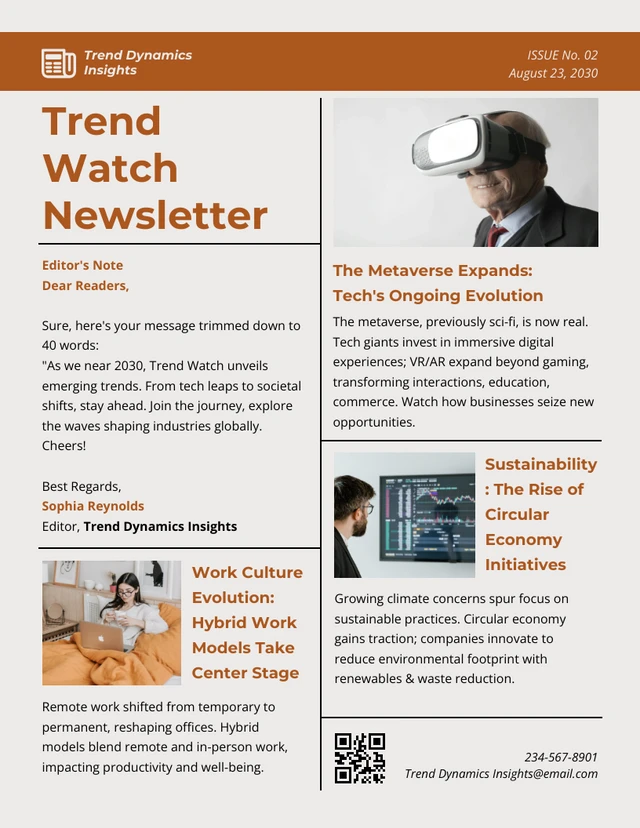 Trend Watch Newsletter Template