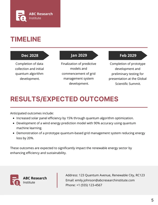 Research Conference Proposal - Page 5