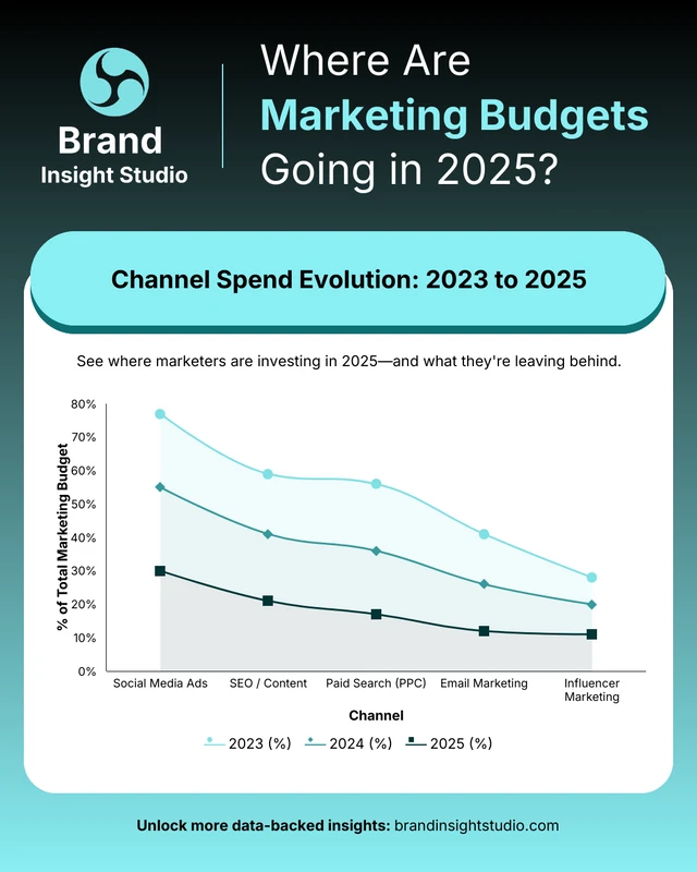 Marketing Budgets LinkedIn Social Media Template