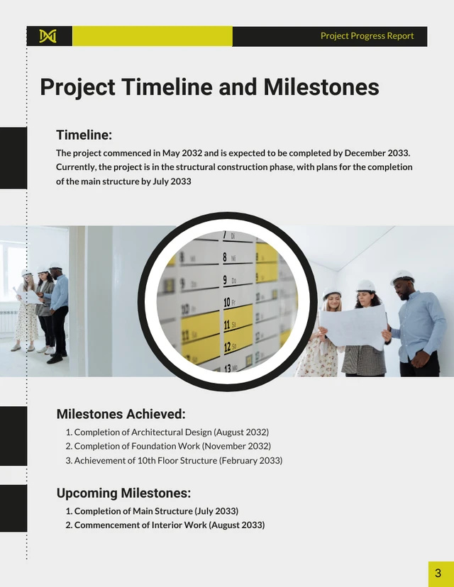 Project Progress Report - Page 3