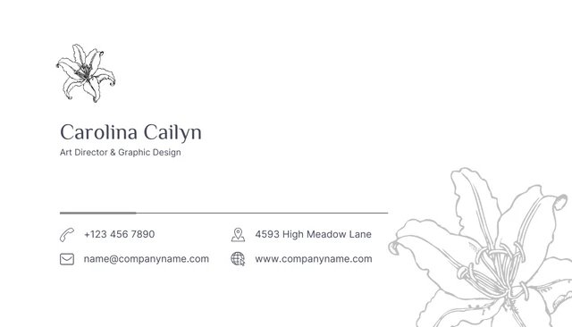 White Minimalist Professional Business Card - Page 2