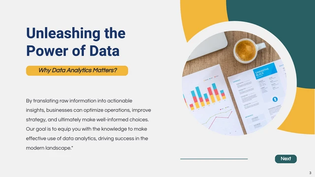 Yellow and Green Element Data Presentation - Page 3