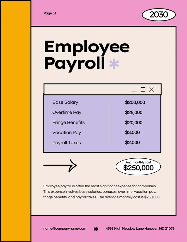 Orange Purple And Pink Rectangles Budget Plan - Page 2