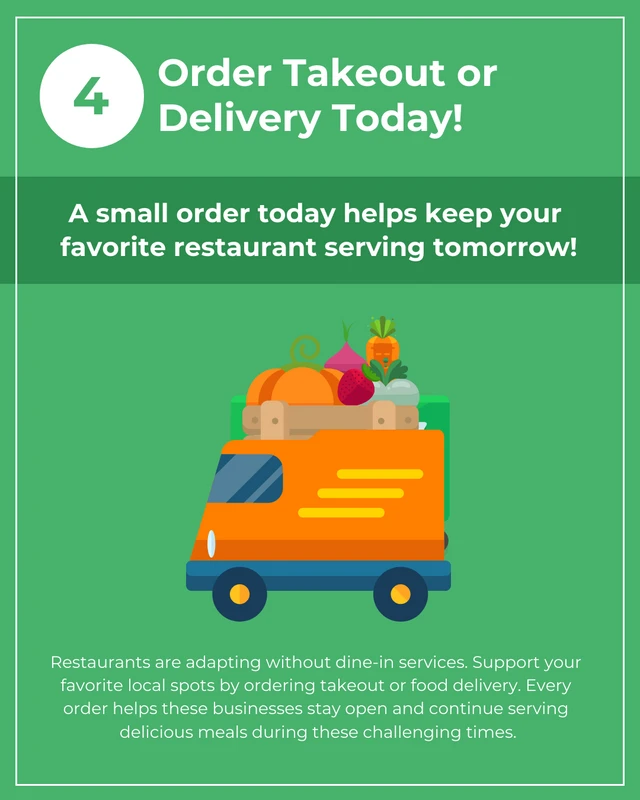 Support Local Businesses Instagram Carousel Post Slides - Page 5