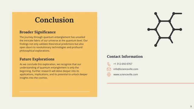 Beige And Yellow Minimalist Science Presentation - Page 5