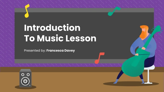 Music Lesson Animated Presentation - Page 1