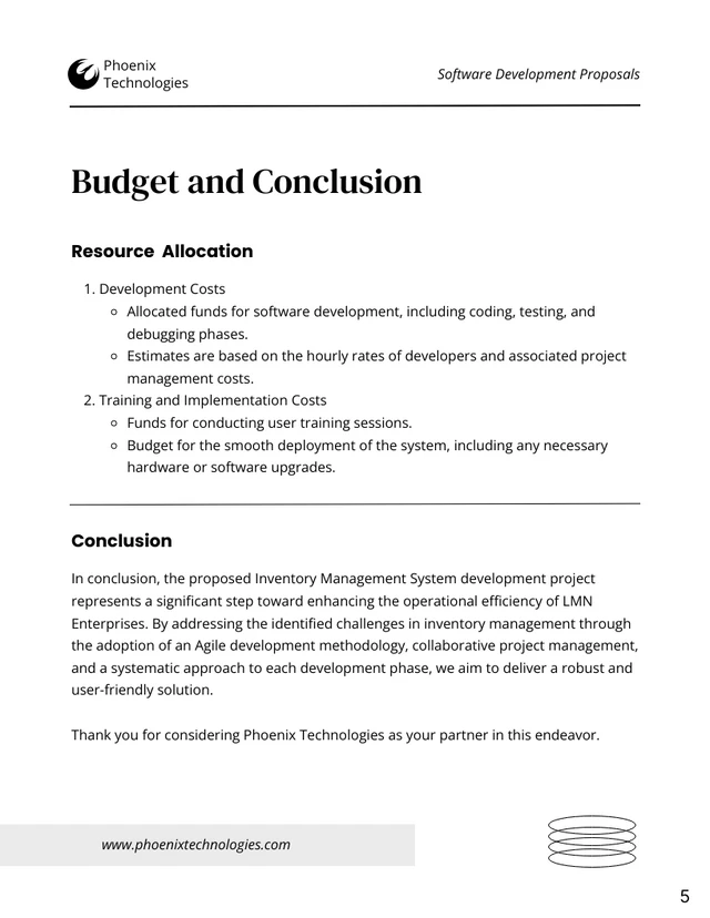 Software Development Proposals - Page 5