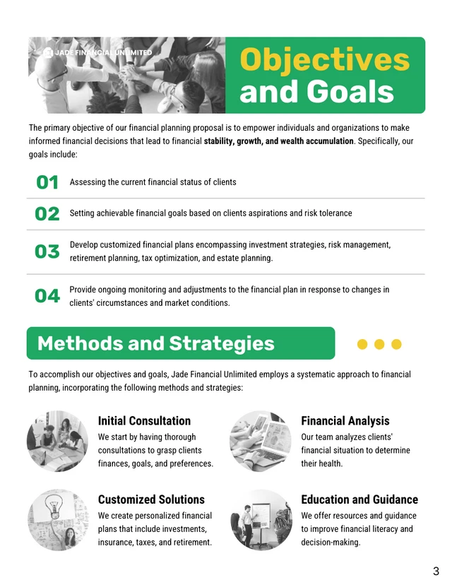 financial planning proposal - Page 3