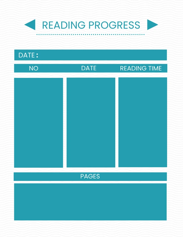 Simple Green Reading Tracker Template