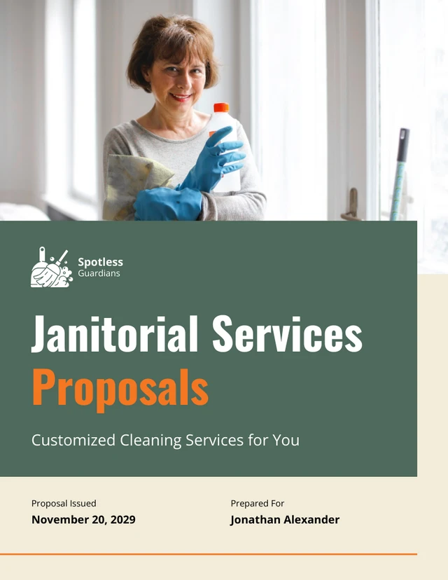 Janitorial Services Proposals - Page 1