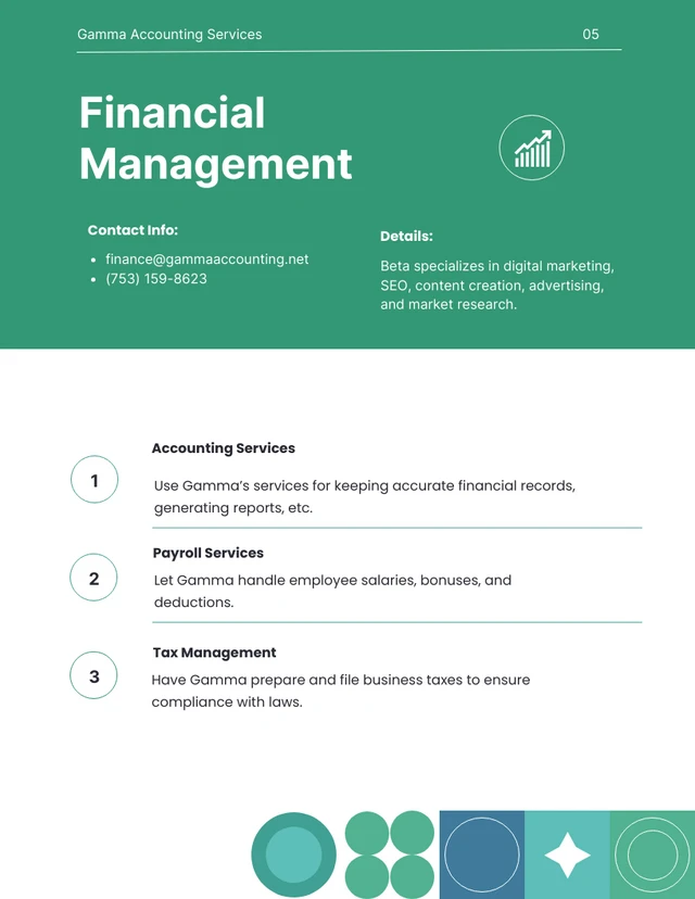 Green Line Simple Modern Pattern Resources Plan - Page 5