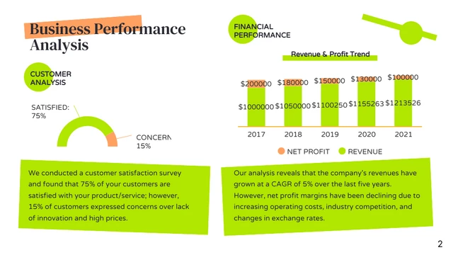 Simple Playful Green Consulting Presentation - Page 2