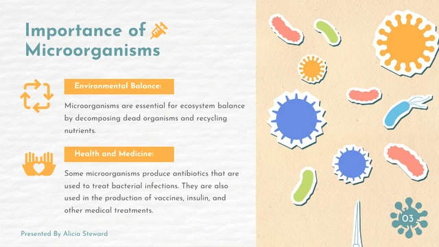 Simple Cute Colorful Microorganism Animated Presentation - Page 4