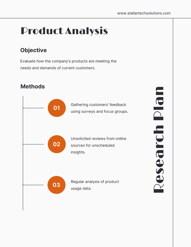 Grey Minimalist Simple Research Plan - Page 3