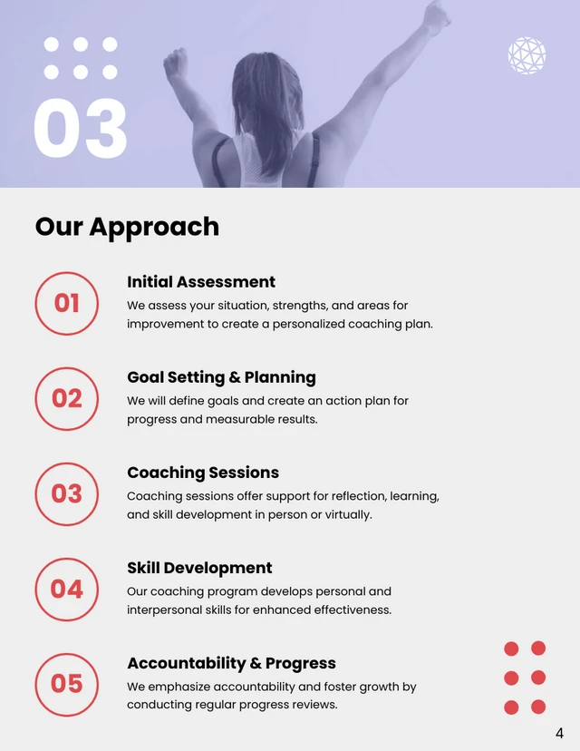 Personal Development Coaching Proposal - Page 4